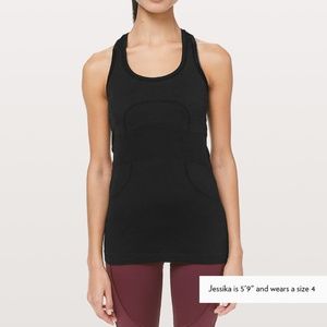 Black lululemon racerback tank